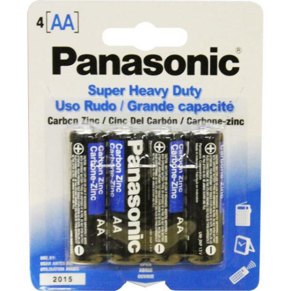 DDI 2328029 AA Battery - 4 Pack by Panasonic – AA, Pack of 4