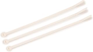 3M Miniature Cable Tie CT6NT18-C, Natural/Nylon, 18 lbs., 0.10 in x 6.10 in (Pack of 100)