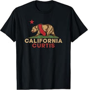 Curtis California Vintage Bear Retro State Pride T-Shirt
