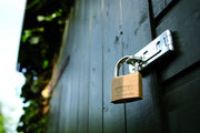 75/60 Brass Padlock Keyed Different by ABUS – Aluminum, Gold, Model 75/60 B KD