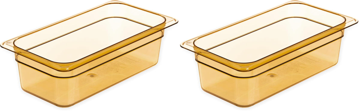 Carlisle FoodService Products Ámbar / 1 Count (Pack of 2) / 4" Deep Storage & Transport