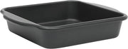 Oster Teston 8-Inch Square Cake Pan, Nonstick Carbon Steel Baking Pan, Matte Black, PFAS-Free, Oven-Safe, Easy Release Bakeware