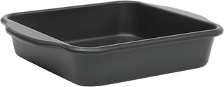 Oster Teston 8-Inch Square Cake Pan, Nonstick Carbon Steel Baking Pan, Matte Black, PFAS-Free, Oven-Safe, Easy Release Bakeware