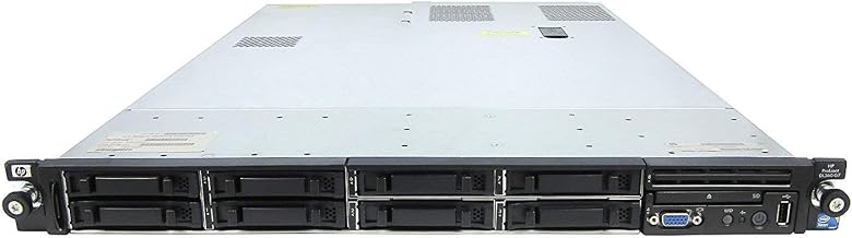 HP ProLiant DL360 G7 1U RackMount 64-bit Server with 2xSix-Core X5650 Xeon 2.66GHz CPUs + 32GB PC3-10600R RAM + 8x146GB 10K SAS SFF HDD, P410i RAID, 4xGigaBit NIC, 2xPower Supplies, NO OS (Renewed)