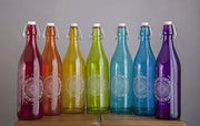 Bormioli Rocco Elevated Glass Bottles (Purple)