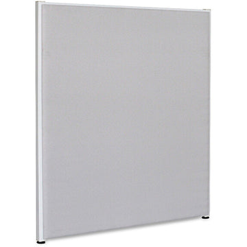 Gray Fabric Panel by Lorell – 72 by 60-Inch, Fabric, Grey, Model LLR90250