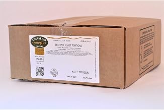 Ada Valley Gourmet Foods Low Sodium Beef Pot Roast Portion, 4.9 Ounce -- 30 per case.