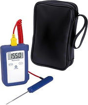 Comark Economy Type-K Thermometer w/Probe and Carrying Case