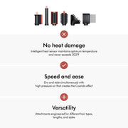 Special Edition Airwrap™ Complete Long Diffuse Multi-Styler in Strawberry Bronze and Blush Pink by Dyson – 10 Piece Set, Aluminum^Ceramic^Polycarbonate, Model 581838-01