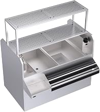 Krowne Metal KRPT-60RP-10 Royal Series Underbar Pass-Thru Ice Bin/Cocktail Station 60"W x 45"D w/ 24"W Ice Bin on Right