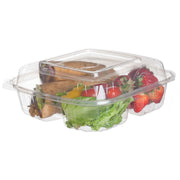 ECO PRODUCTS 8" 3 Compartment / Clear / Green Products Cups