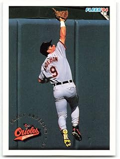 Baseball MLB 1994 Fleer #1 Brady Anderson NM Orioles
