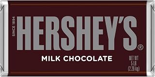 HERSHEY'S Chocolate Candy Bar, 5 Pound