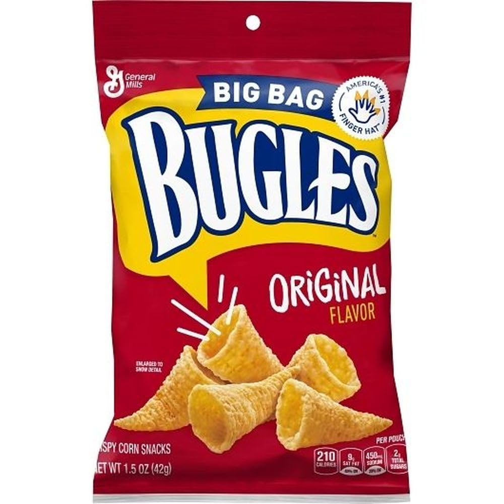 Bugles Original Chips by General Mills – 1.5 Ounce (Pack of 36), Pack of 36
