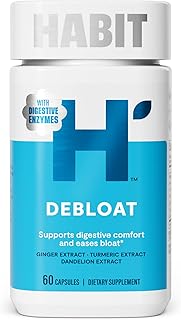 Habit Brain Focus Supplement, Vitamin B6 & B12, Folate, Zinc, Ginseng, Ginkgo, Lion's Mane, 60 Capsules