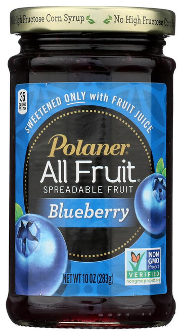 All Fruit With Fiber Blueberry Spreadable Fruit 10 oz by Polaner – 10.0 Ounce (Pack of 1)