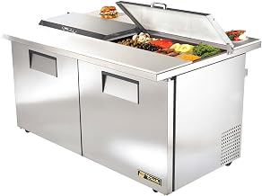 True TSSU-60-16-DS-ST-ADA Solid Dual Sided Sandwich/Salad Unit