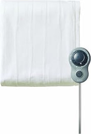 Sunbeam Restful Heated Mattress Pad 12 Heat Settings Auto Off Digital Controls Full White