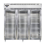 DL3R-SS-GD Designer Line Three Section Reach In Glass Door Refrigerator by Continental Refrigerator – Commercial Grade