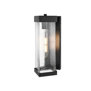 Swain One Light Outdoor Wall Sconce Black by Lighting Design – Iron, Black