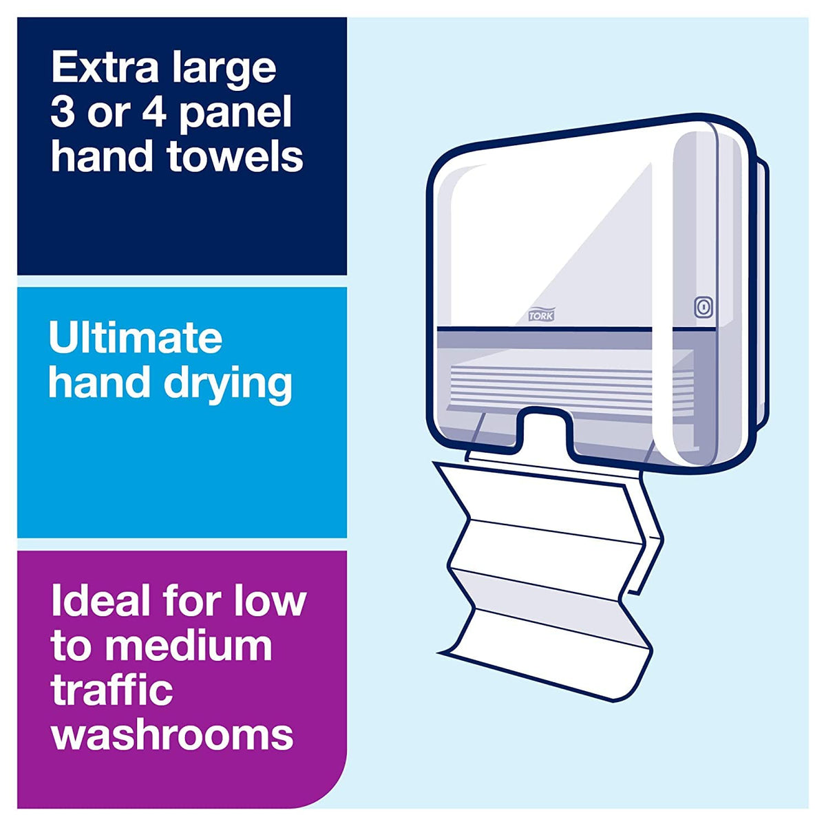 Tork Bundle - Hand Towels + Dispenser (White) / 11.5 inches / White Categories