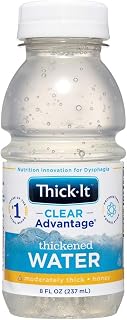 Thick-It Clear Advantage Thickened Water - Moderately Thick/Honey, 8 oz Bottle (Pack of 1)