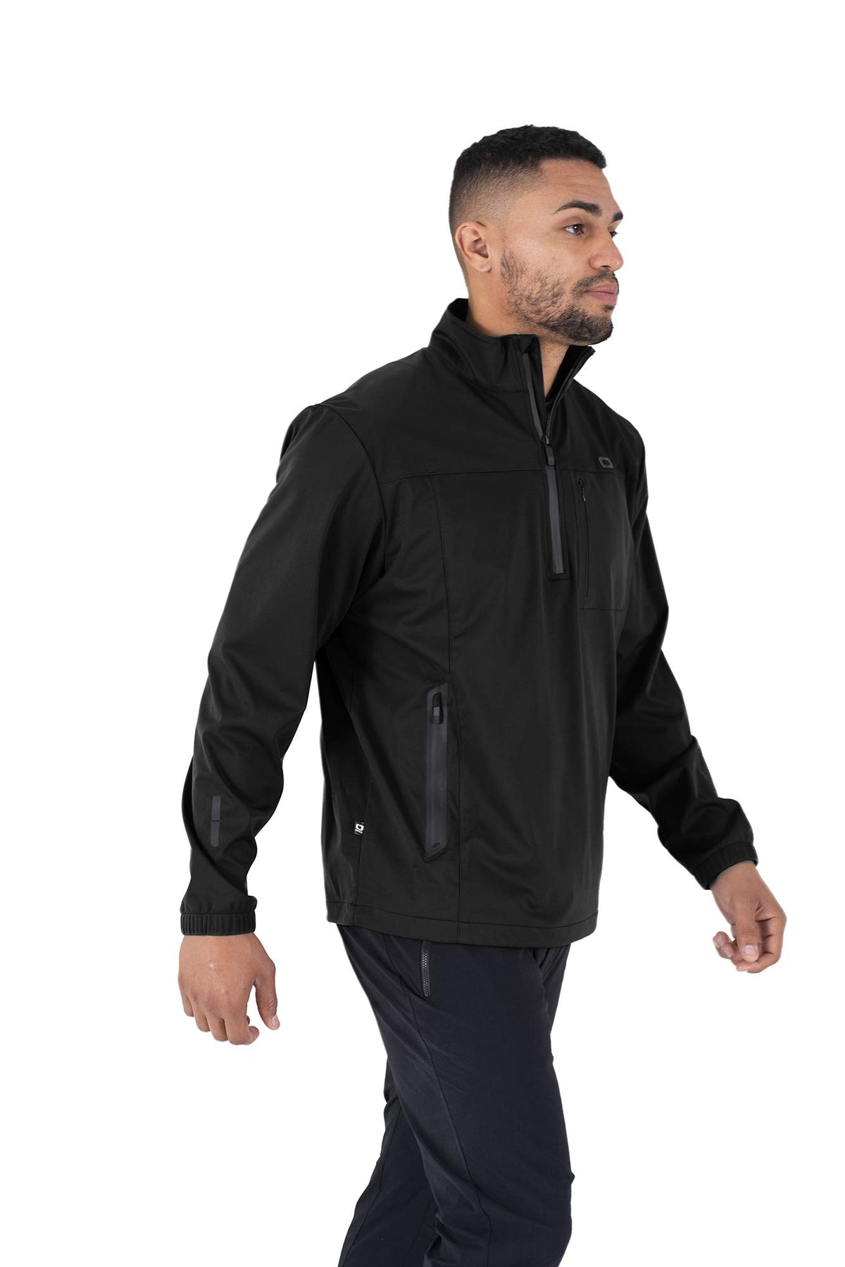 All Elements Stretch 1/4-zip Jacket by OGIO – Small, Polyester, Black, Model 031652252516
