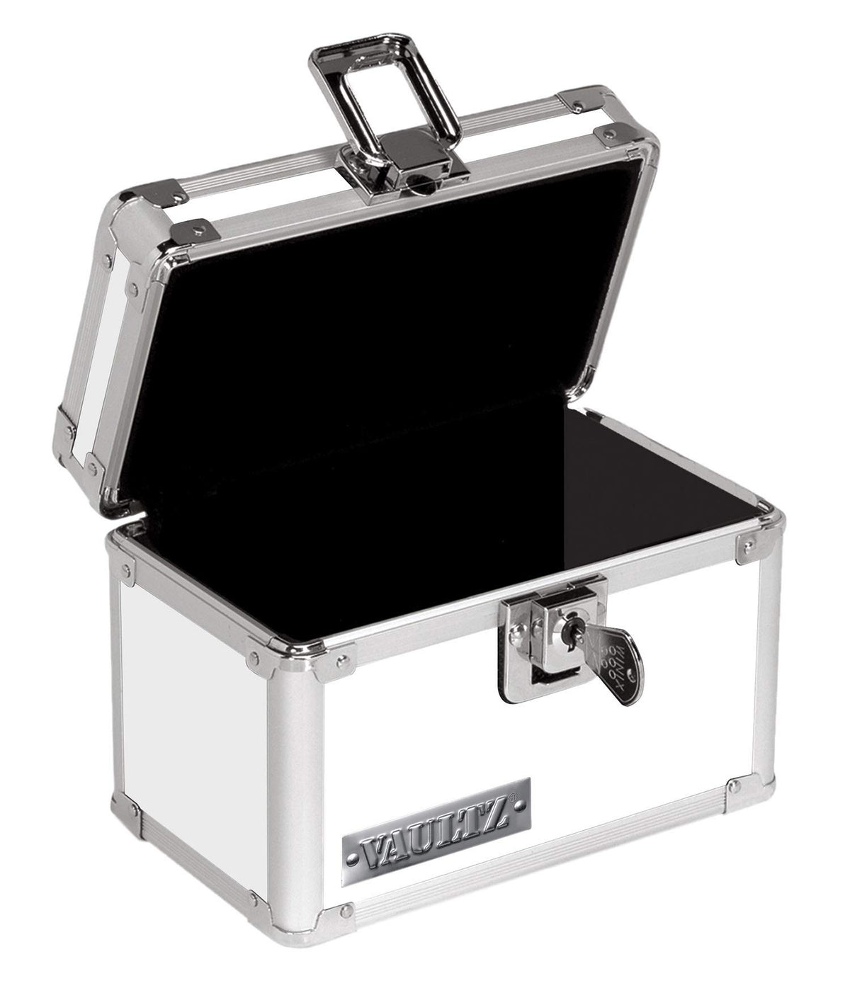 Locking Index Card File by Vaultz – 3 X 5 Inch, 350 pages, Steel, White, Model VZ00174