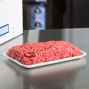 2010020W00 2 White Foam Meat Tray - Case of 500