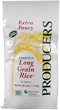 Producers Rice Mill Extra Fancy Long Grain White Rice, 25 Pound Bag - 1 per Case 1-25 POUND