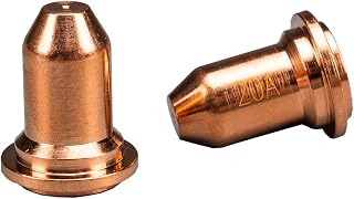 85414 Plasma Cutting Tip Consumable Accessories used for Torch Tip Nozzles at 20-30 AMP, PT25, use with Forney SKU# 251, 302, 303 and 317, 2-Pack