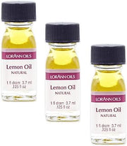 LorAnn Oils LorAnn Lemon Oil SS, Natural Flavor, 1 dram, 3 Pack