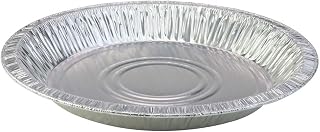 D & W Fine Pack 9-5/8" Rim to Rim Disposable Aluminum Pie Pans #11042 - Case of 500
