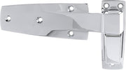 1-3/8" Offset Polished Chrome Cam-Rise Lift-Off Walk-in Door Hinge - 1245 Reversible Hinge for Freezers, Cabinets and Refrigerators