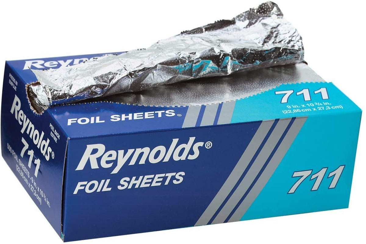 Pop-Up Interfolded Aluminum Foil Sheets in Silver by Reynolds – 500 Count (Pack of 1), Aluminum, Silver, Model 2378659