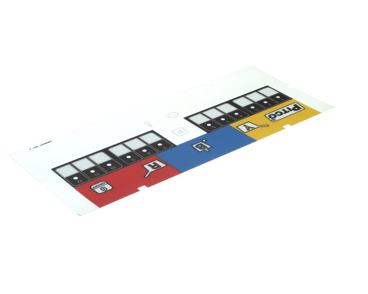 Zinc Overlay Label 3 Fries by Pitco – 3" x 6", Zinc, Model A6096301