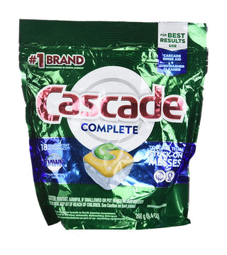 Complete Dishwasher Detergent by Cascade – 18 Count (Pack of 1), No Color, Model 37000945420