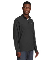 Men's Wanderlust 1/4 Zip Black XL by TravisMathew – X-Large, Polyester, Black, Model 1MAA041