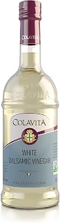 COLAVITA White Balsamic Vinegar, 17 Fl Oz (Pack of 6)