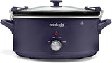 Crock-Pot 10QT Manual CNC Slow Cooker, Purple Basil