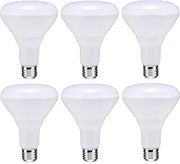 Satco S11472, BR30 LED Flood Light Bulbs, 4000K, 6-Pack, Replacement Bulb