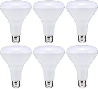 Satco S11472, BR30 LED Flood Light Bulbs, 4000K, 6-Pack, Replacement Bulb