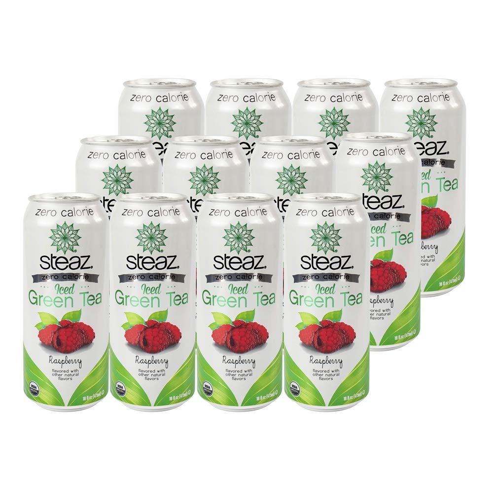Steaz Raspberry / 16 Fl Oz (Pack of 12) / 12 Iced Tea