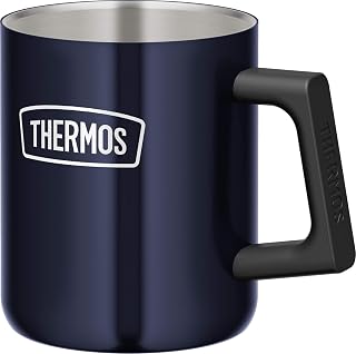 Thermos Outdoor Series Vacuum Insulated Mug, 11.8 fl oz (350 ml), Midnight Blue, ROD-006 MDB
