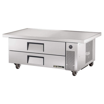 S/S 60"W 2-Drawer Refrigerated Chef Base by TRUE – Stainless Steel, Silver, Model TRCB-52-60-HC