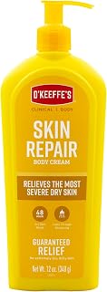 O'Keeffe's Skin Repair Body Lotion and Dry Skin Moisturizer, Pump Bottle, 12 ounce, Packaging May Vary