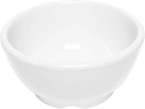 Thunder Group Color white melamine dinnerware collection 4.68 inch soup bowl - 10 oz, comes in dozen