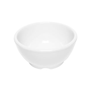 Color white melamine dinnerware collection 4.68 inch soup bowl - 10 oz by Thunder Group – 10.0 ounces, Melamine, White, Model CR5804W