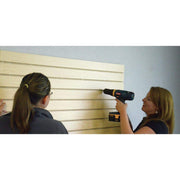 White Easy Slatwall Display Panels by Retail Resource – Model EP-WHT-2PK