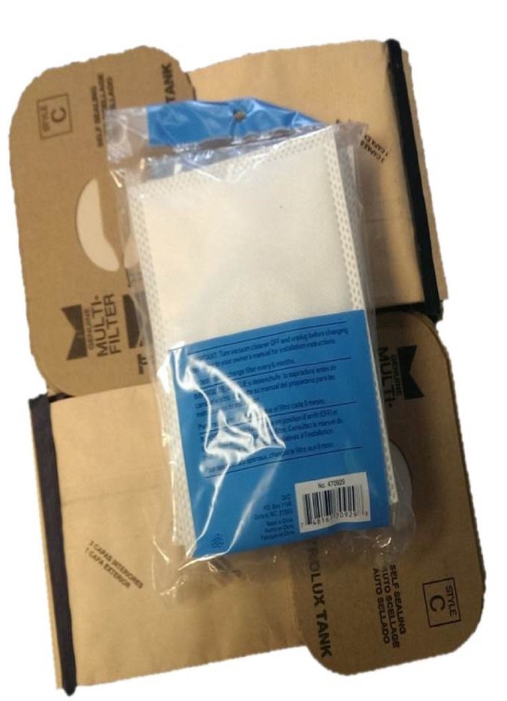 24 C Bags and 2 After Filters by Electrolux – Plastic, Brown, Pack of 24, Model AX-AY-ABHI-94412